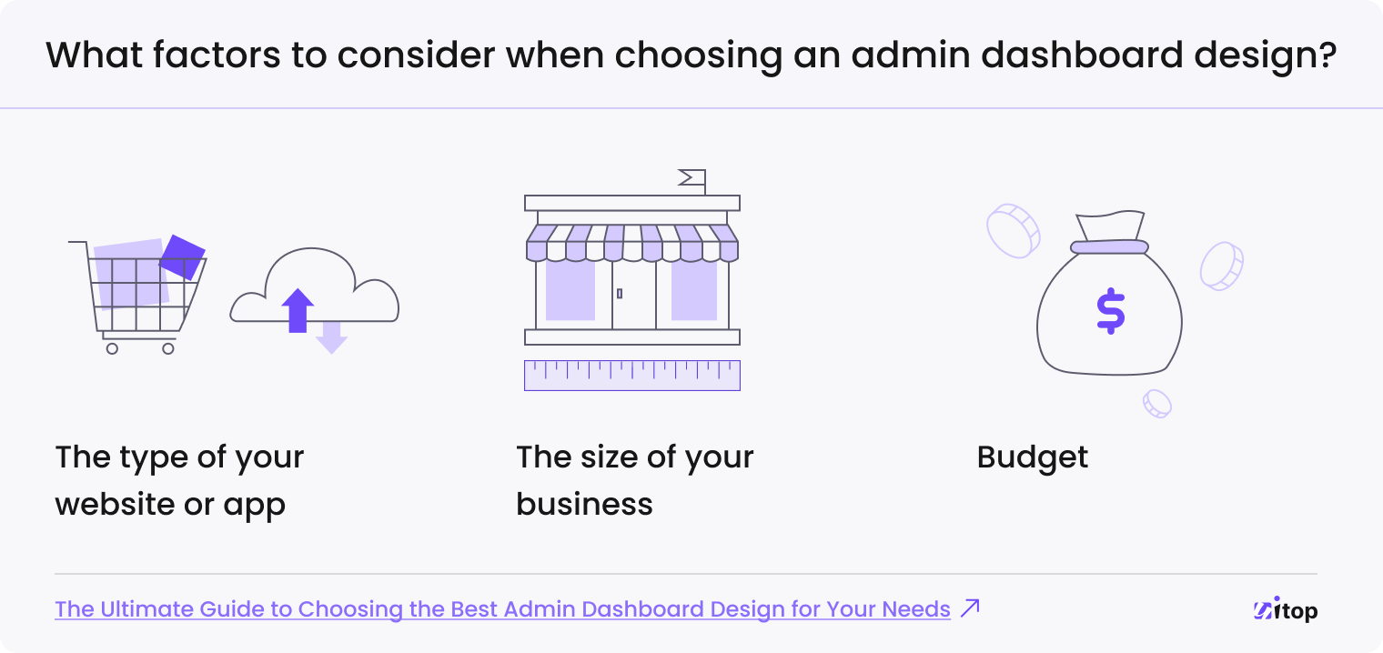 choosing an admin dashboard design