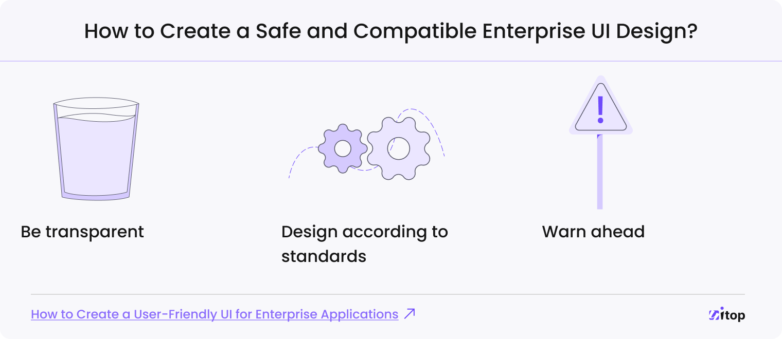 Enterprise UI design