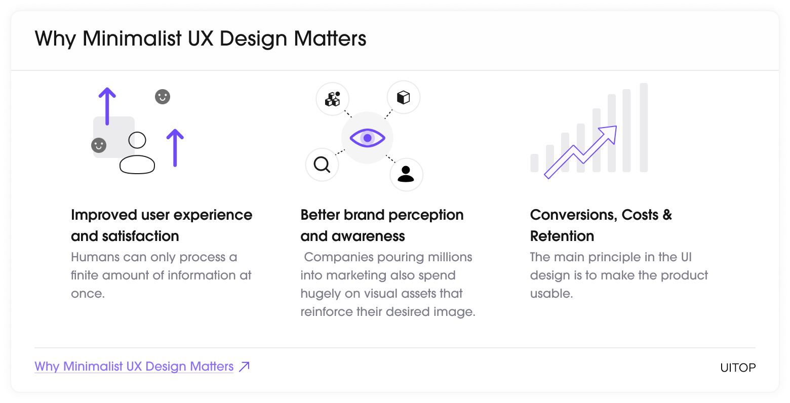 benefits of minimalism in UX design