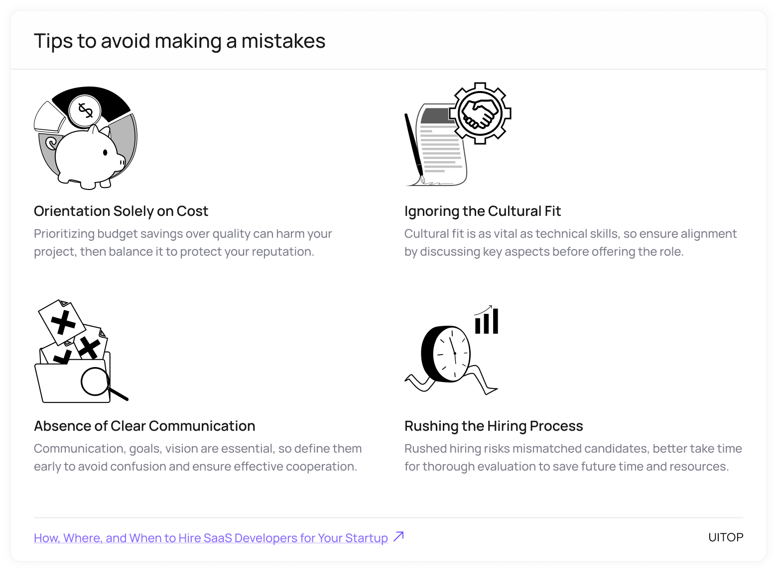 Tips to avoid making a mistakes