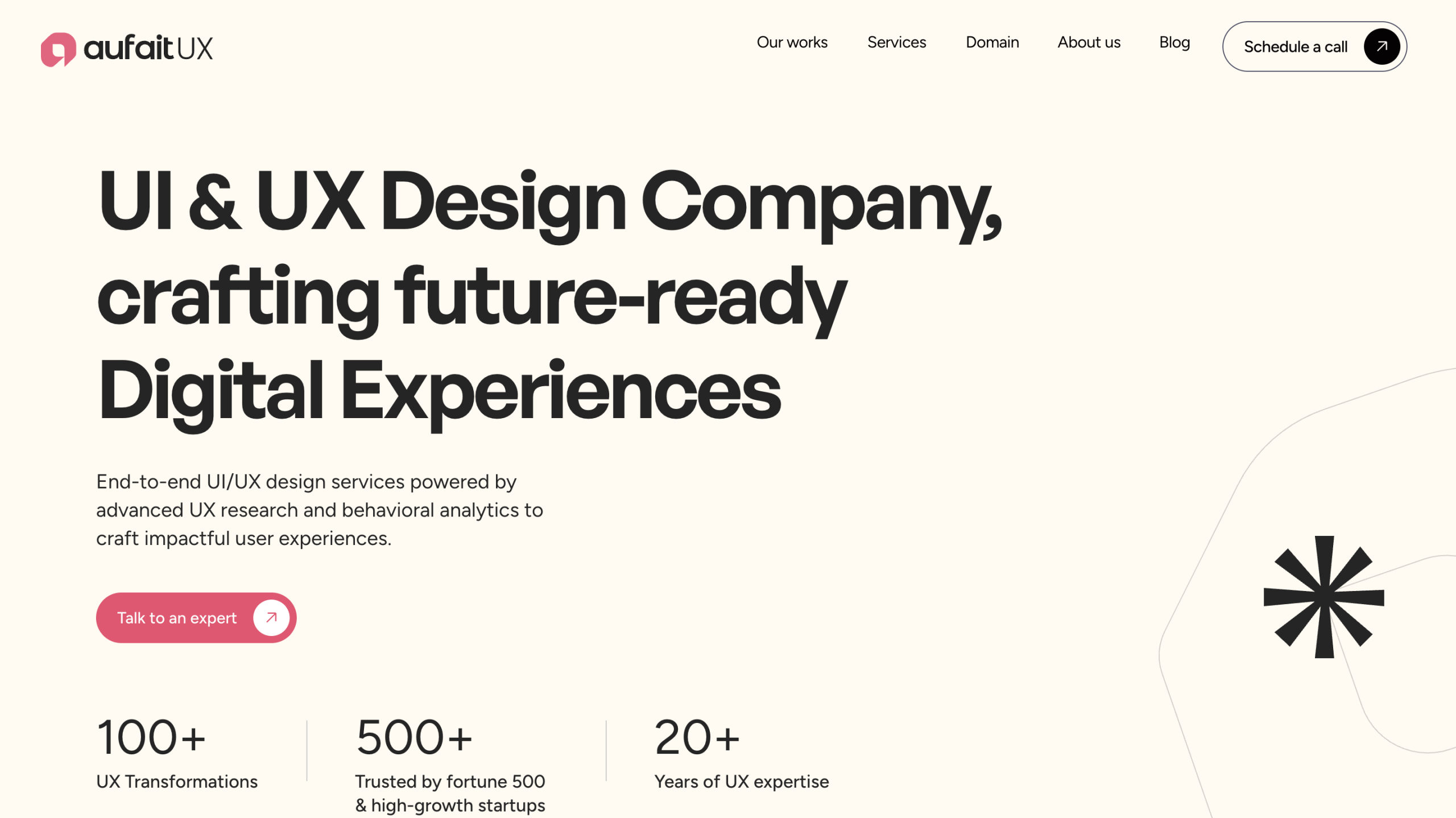 Aufait UX product design agency