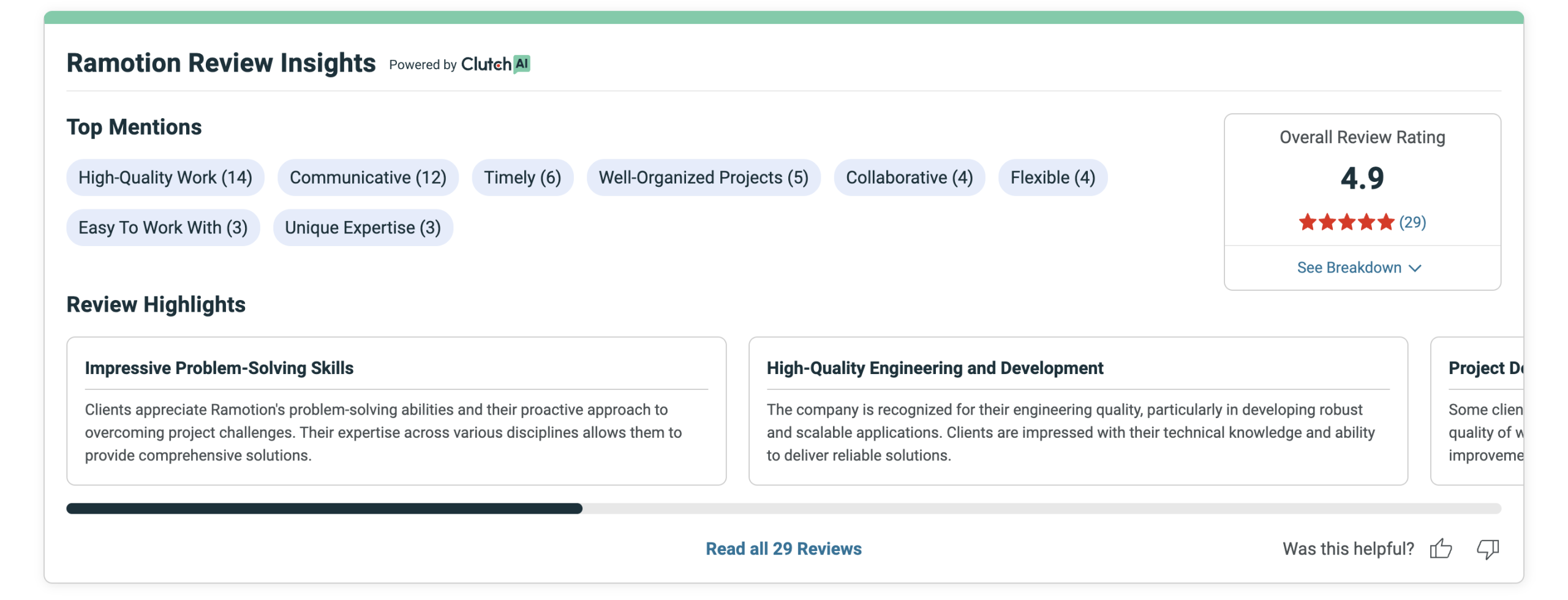 Ramotion Clutch rating