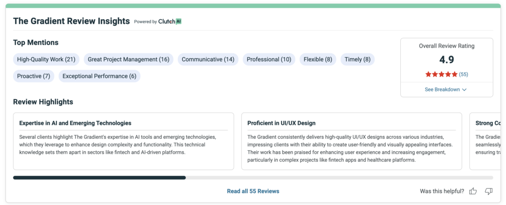 The Gradient agency Review