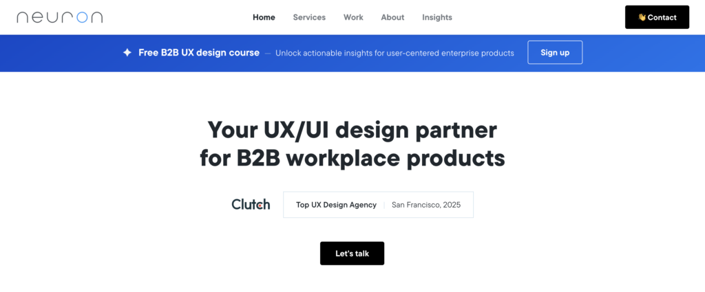 Neuron UI/UX agency