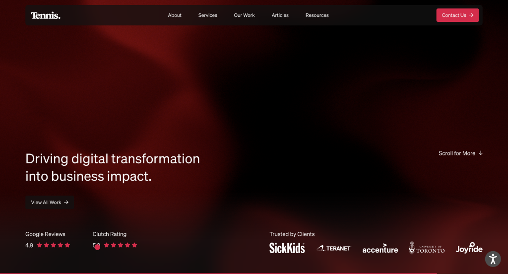 Tennis design agency