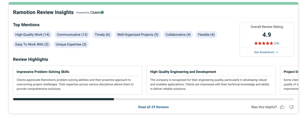 Ramotion design agency Review