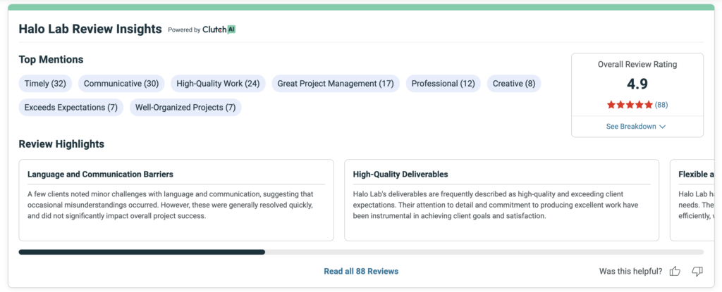 Halo Lab Design Review