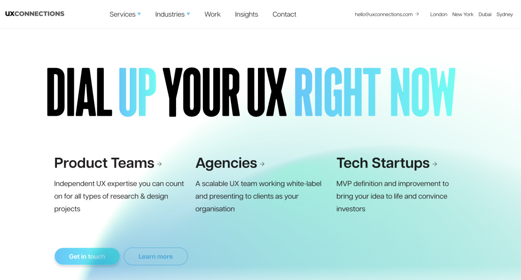 UX Connections design agency