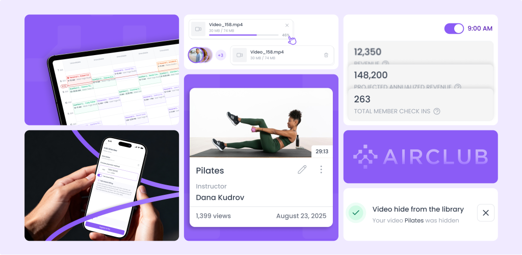 fitness app design example
