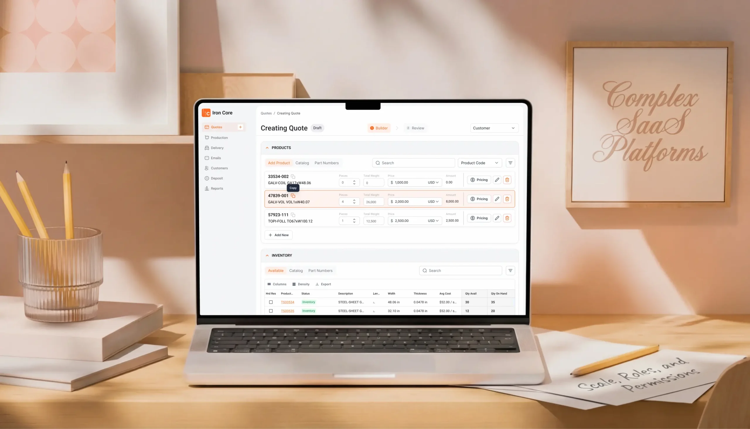 Product Design for Complex SaaS Platforms