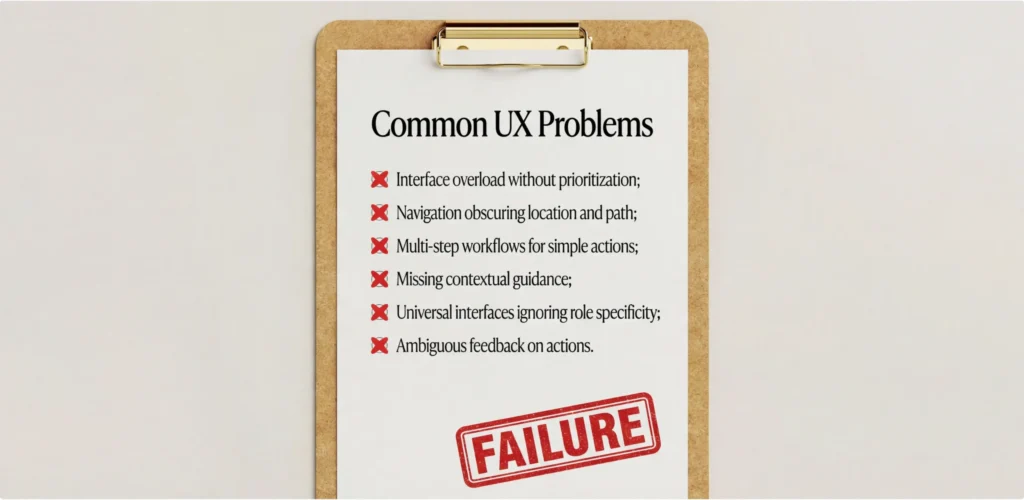 UX Problems in CRM