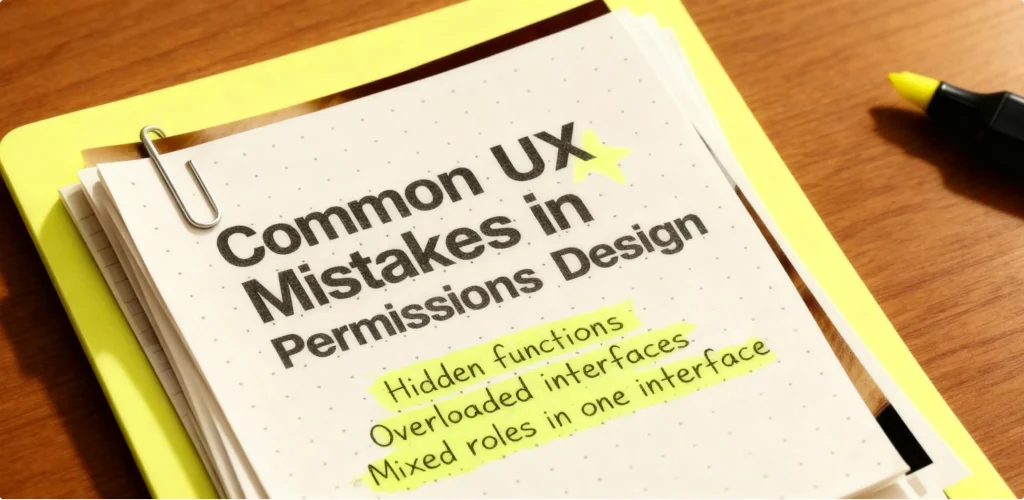Common UX Mistakes in Permissions Design