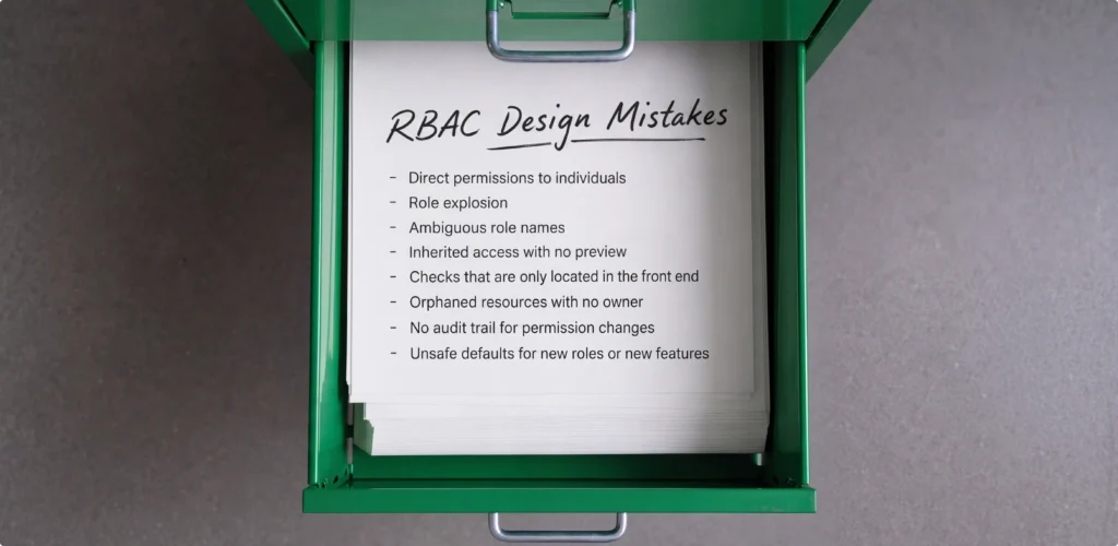 RBAC Design Mistakes