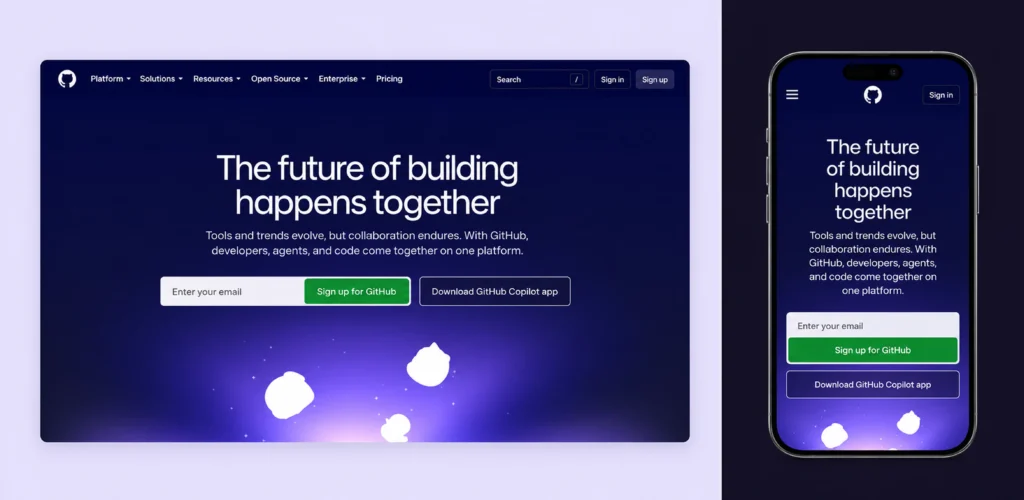 Github website