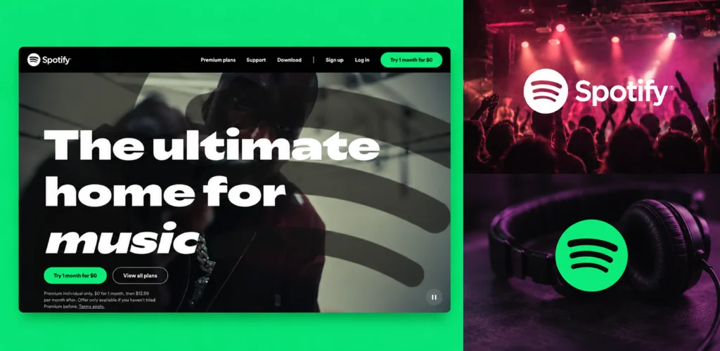 Spotify website
