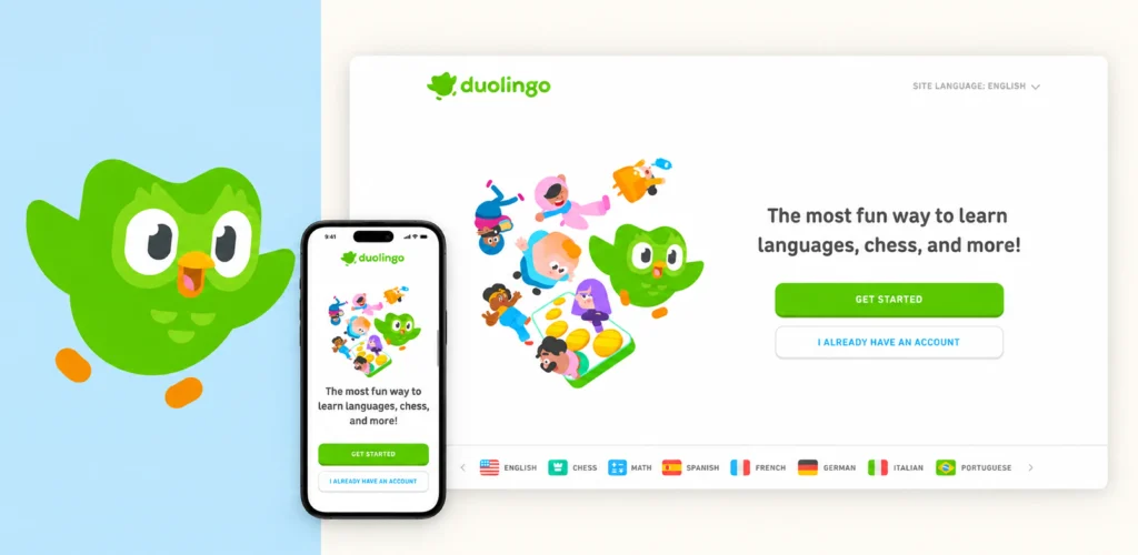 Duolingo website