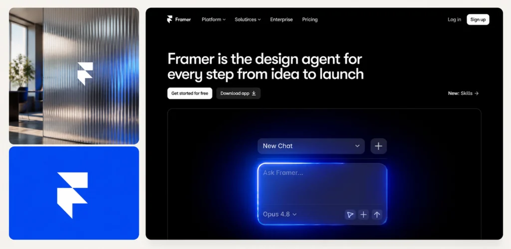 Framer website