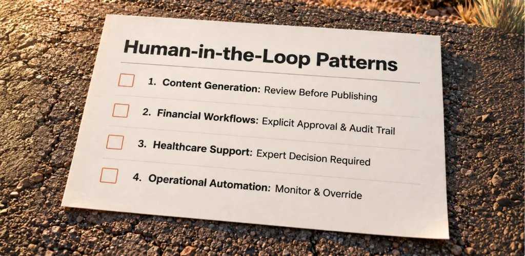 Human-in-the-Loop Patterns